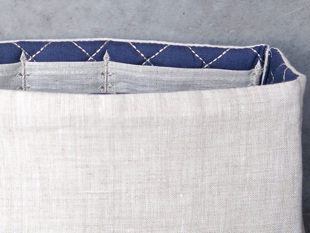 Navy/Toile