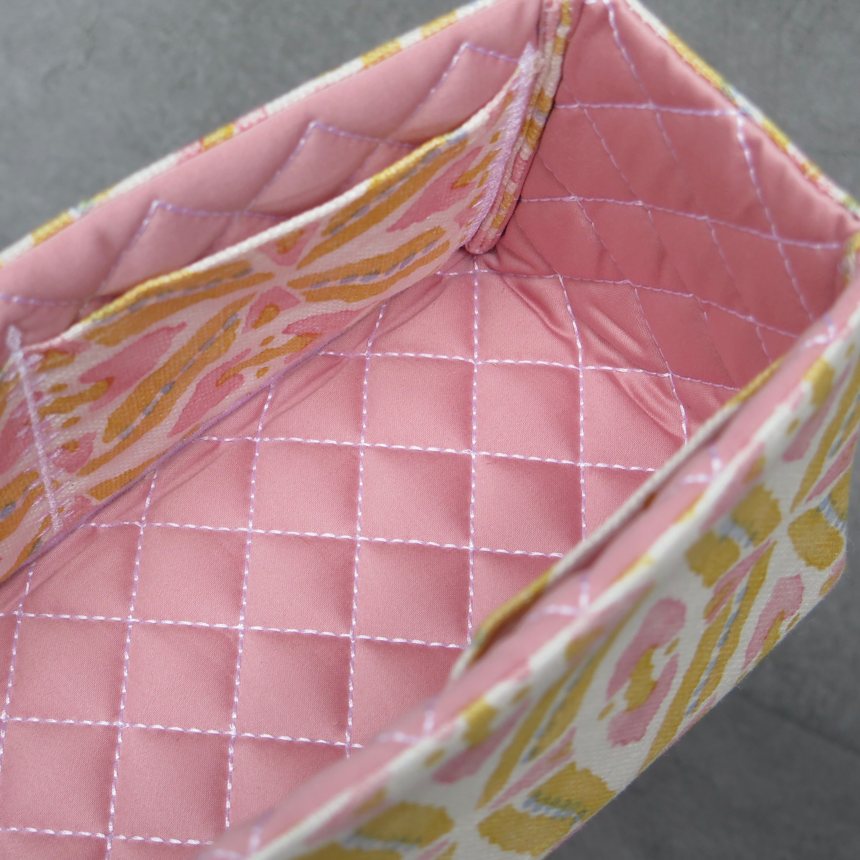 Made in France Bag Insert for Hermès – Battenburg Rose/Miel